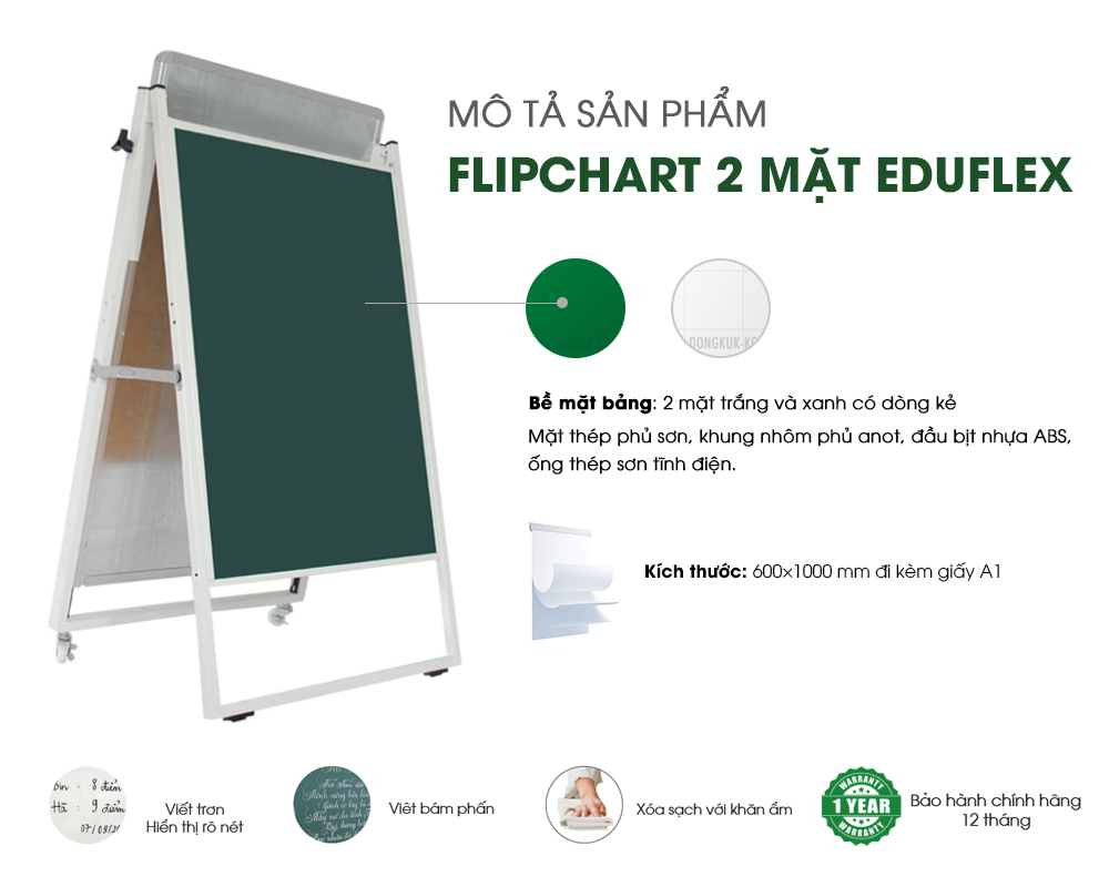 Mô tả sản phẩm Flipchart Eduflex
