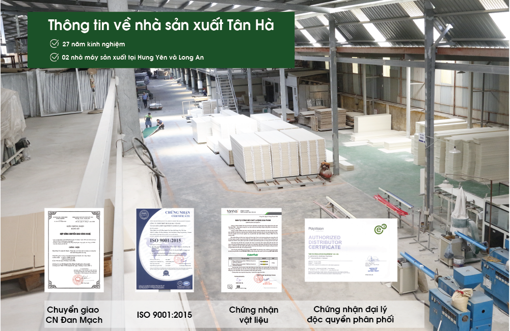 Thông tin nhà máy sản xuất bảng Tân Hà