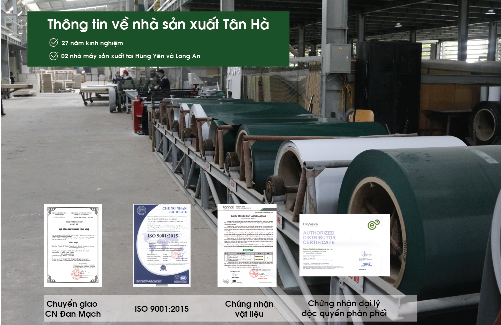 Thông tin nhà máy sản xuất Tân Hà