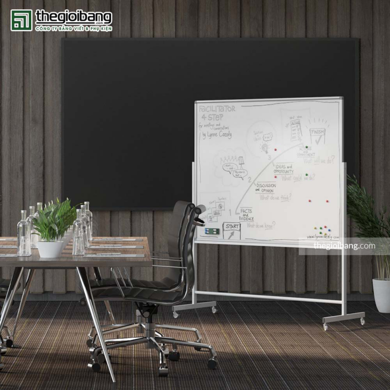 Bảng Di Động 1 Mặt Từ Trắng